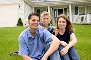 Happy family home